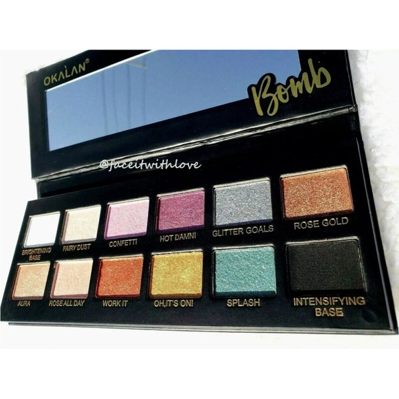 Okalan Glitter Bomb & 4 LA Girl Neon Eyeliners - Picture 2 of 2